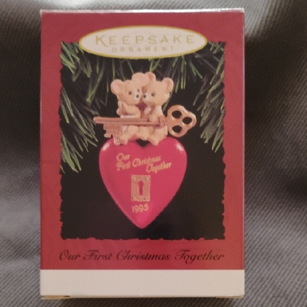 Keepsake Ornament - Our First Christmas Together, Hallmark 1995